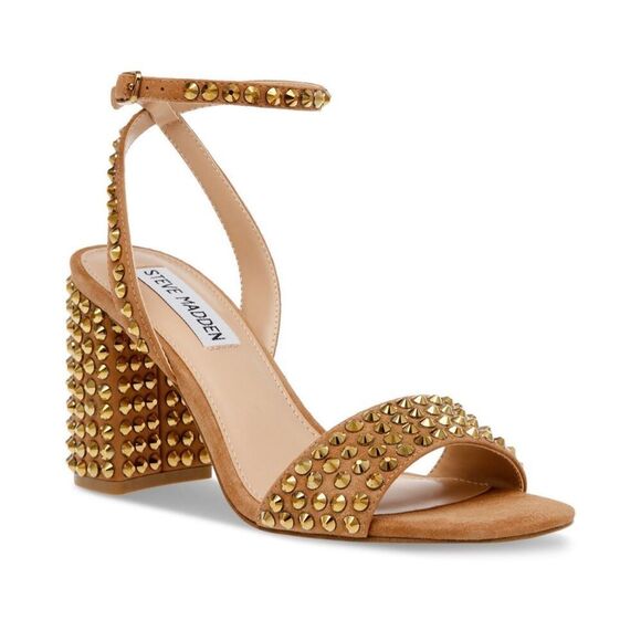Steve Madden Shoes - Women's Domini Embellished Two-Piece Ankle-Strap Sandals